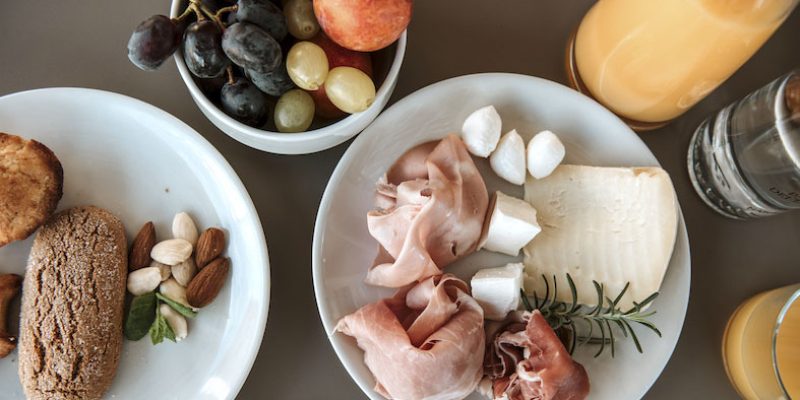 specialità salentine da gustare nella Sala Colazione di Palazzo dei Tolomei a Lecce