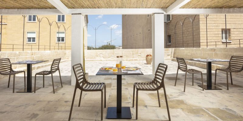 Esterno Sala Colazione di Palazzo dei Tolomei a Lecce