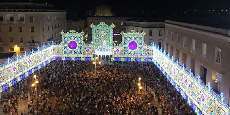 luminarie al duomo di Lecce