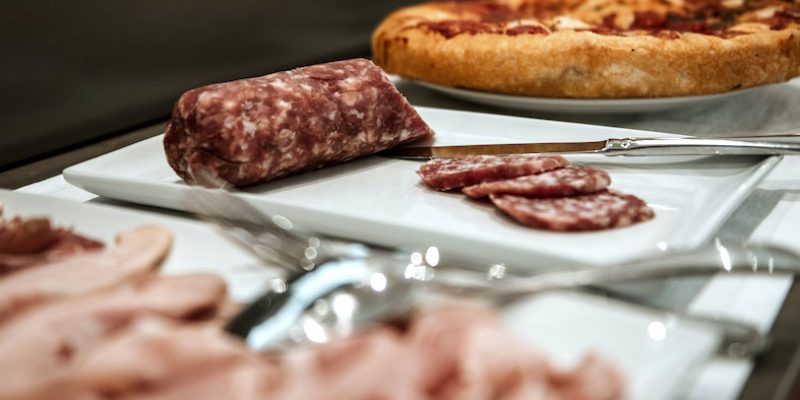 Salento specialties to be enjoyed in the breakfast room at Palazzo dei Tolomei